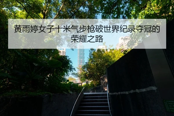 黄雨婷女子十米气步枪破世界纪录夺冠的荣耀之路